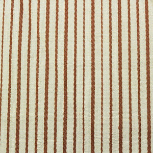 Alpha Coffee Woven Cotton Stripes Table Cover(1 Pc) online in India