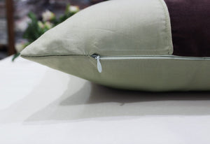 Stylish Cotton Satin Patch Throw/Lumber Pillow Online In India
