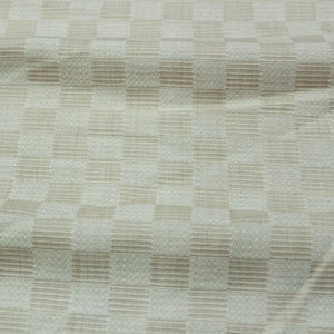 Alpha Beige Woven Cotton Check Table Cover(1 Pc) online in India