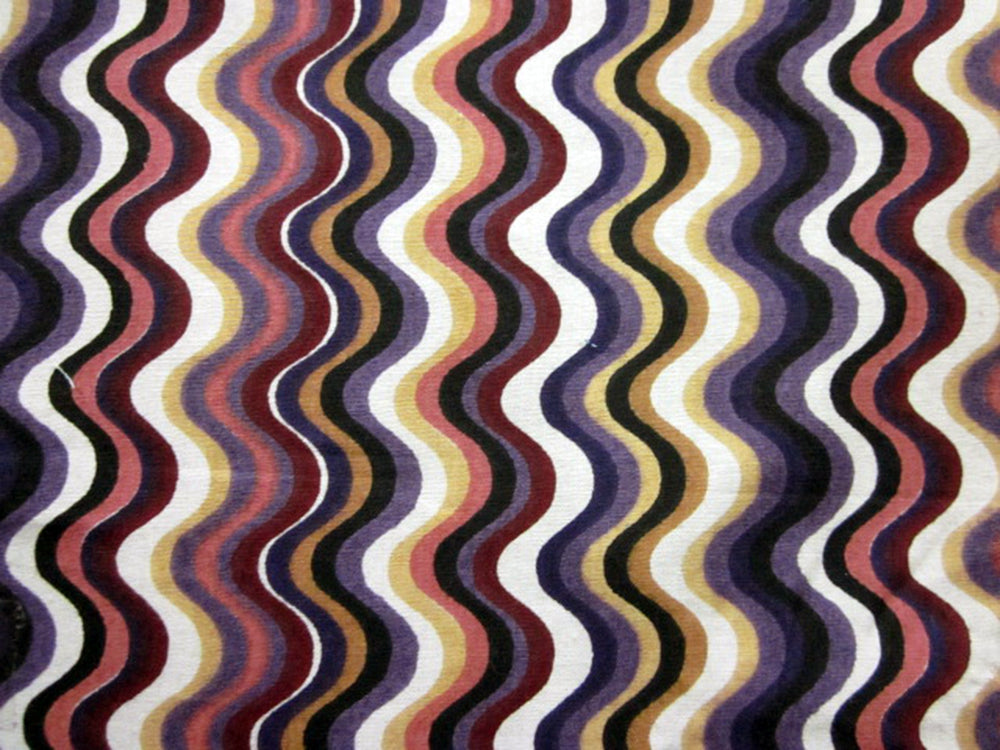 Quartz Printed Abstract Cotton Cushion Cover - Purple