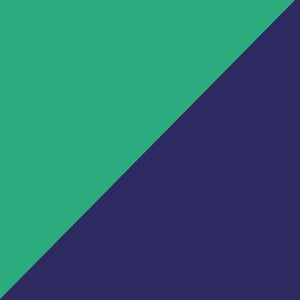 Soft Plain 210 Mercerised Cotton Duvet Cover In Marine Blue & Aqua Green Online At Best Prices
