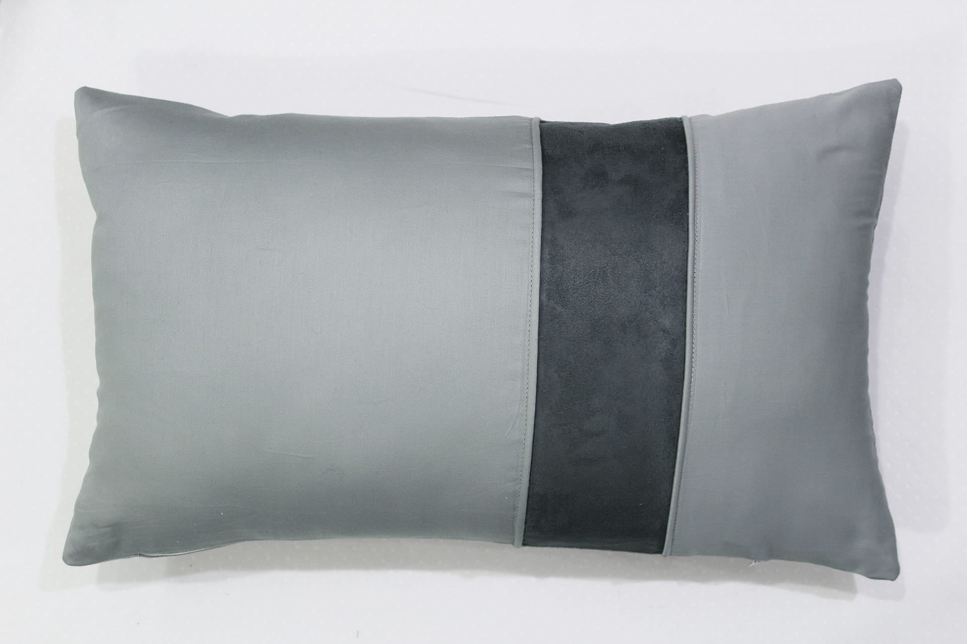 Stylish Cotton Satin Patch Throw/Lumber Pillow Online In India