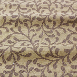 Alpha Brown Woven Cotton Floral Table Cover(1 Pc) online in India