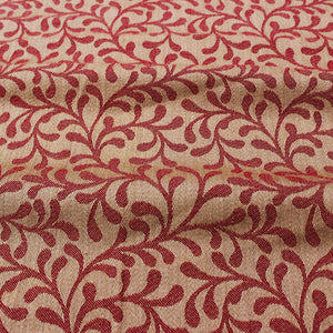 Alpha Maroon Woven Cotton Floral Table Cover(1 Pc) online in India