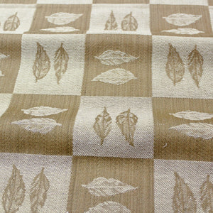 Alpha Brown Woven Cotton Floral Table Cover(1 Pc) online in India