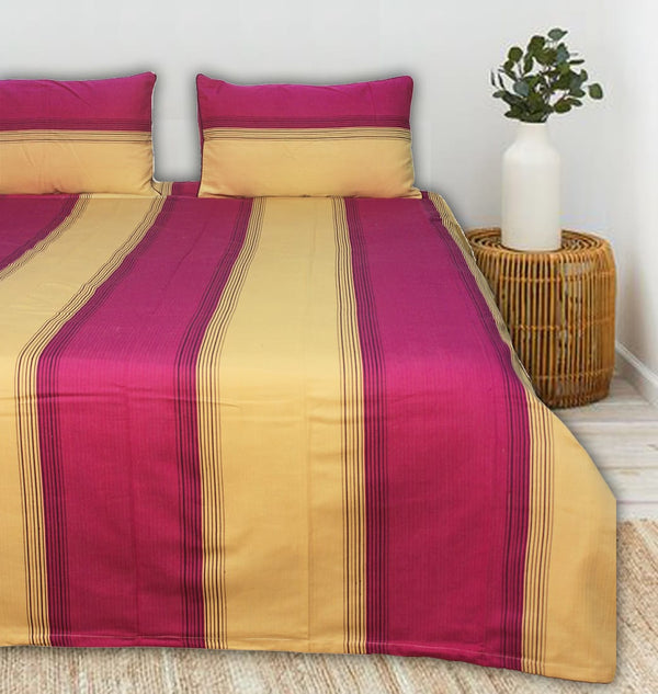 Elegant Alpha Woven 100% Cotton Handloom Bed Cover online in India