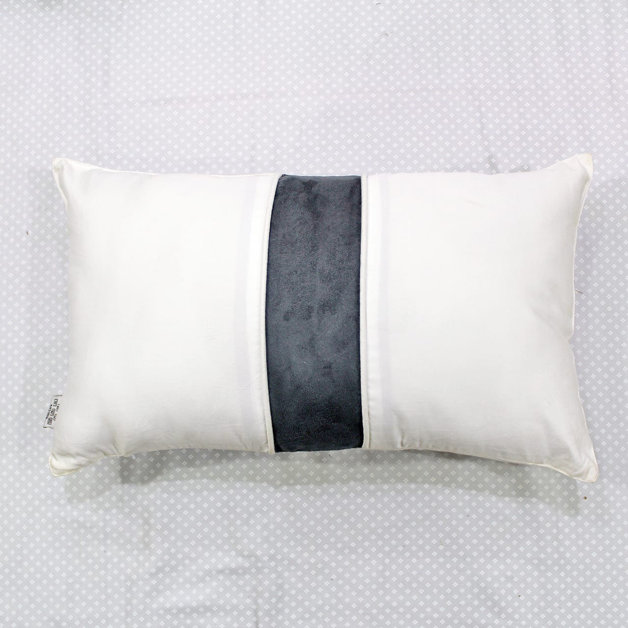 Stylish Cotton Satin Patch Throw/Lumber Pillow Online In India