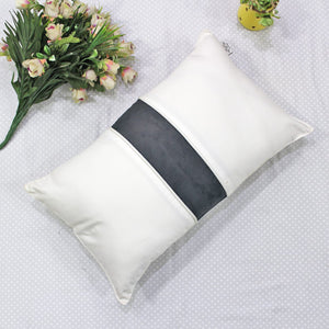 Stylish Cotton Satin Patch Throw/Lumber Pillow Online In India