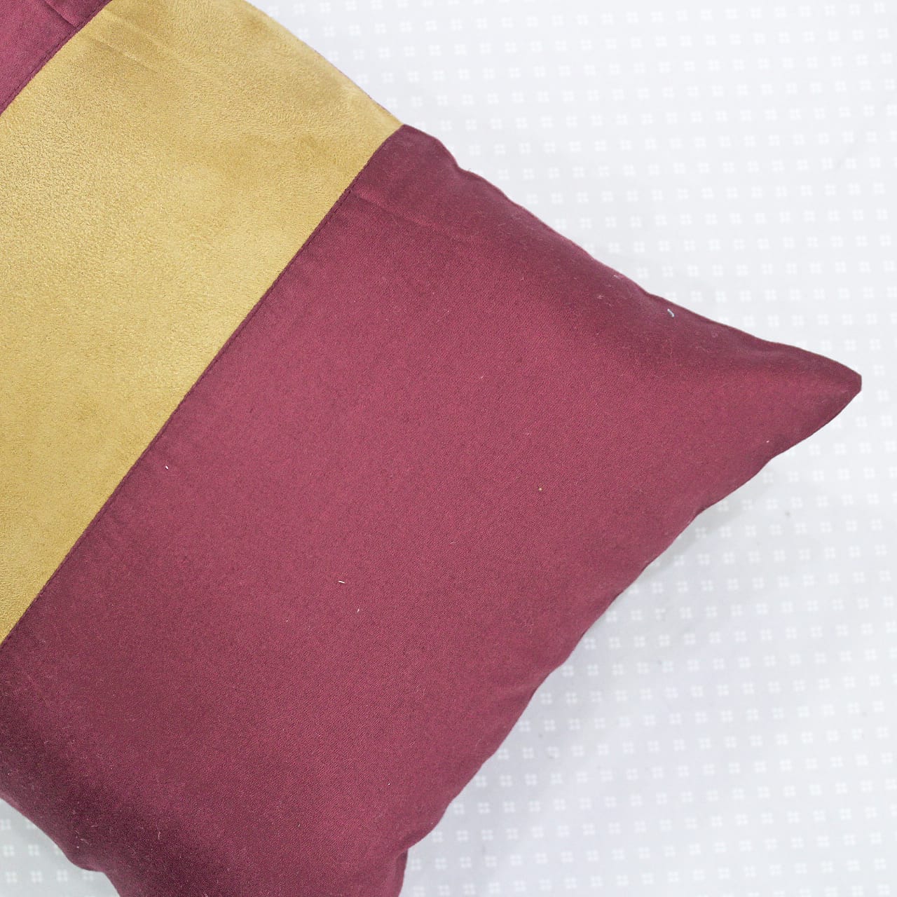 Stylish Cotton Satin Patch Throw/Lumber Pillow Online In India