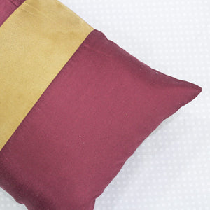 Stylish Cotton Satin Patch Throw/Lumber Pillow Online In India