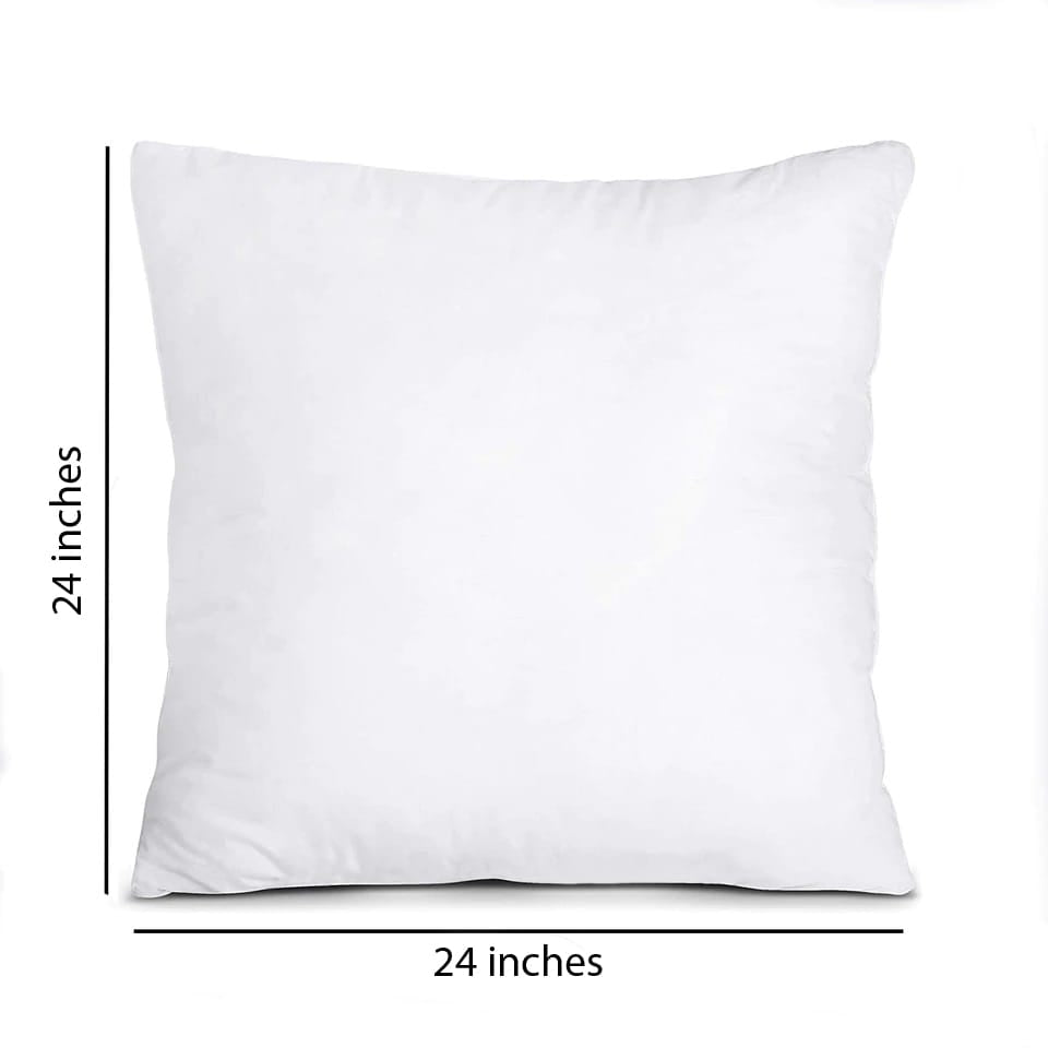 Soft White Fiber Cushion Fillers/Inserts(24*24inches) online in India at best prices