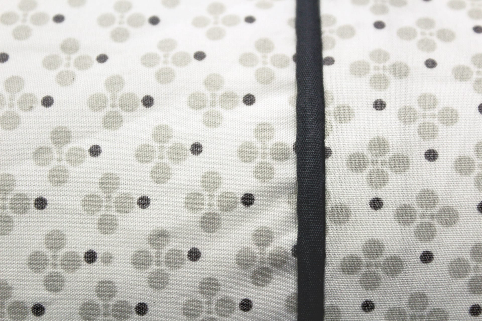 MELANGE 100% Cotton Baby Bolster Cover (with Bolster Insert), White