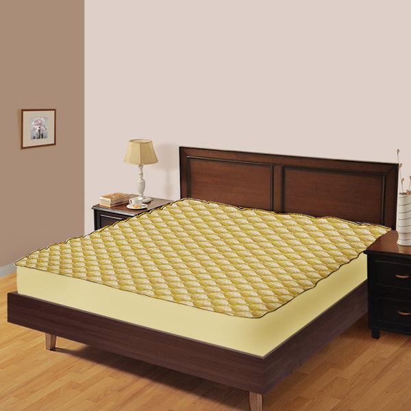 Gold Premium Fitted Water Proof Mattress Protector online in India