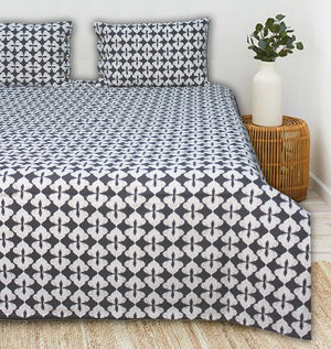 Elegant Alpha Woven 100% Cotton Handloom Bed Cover online in India