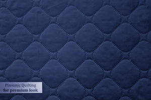 Blue Elasticated Quilted Water Proof Mattress Protector online in India