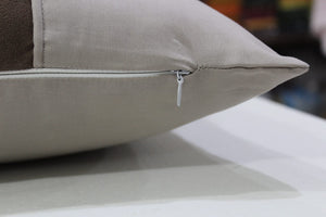 Stylish Cotton Satin Patch Throw/Lumber Pillow Online In India