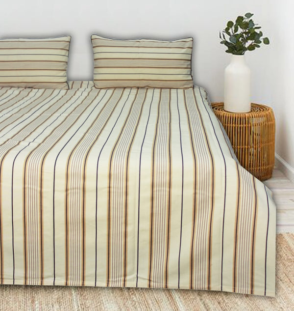 Elegant Alpha Woven 100% Cotton Handloom Bed Cover online in India