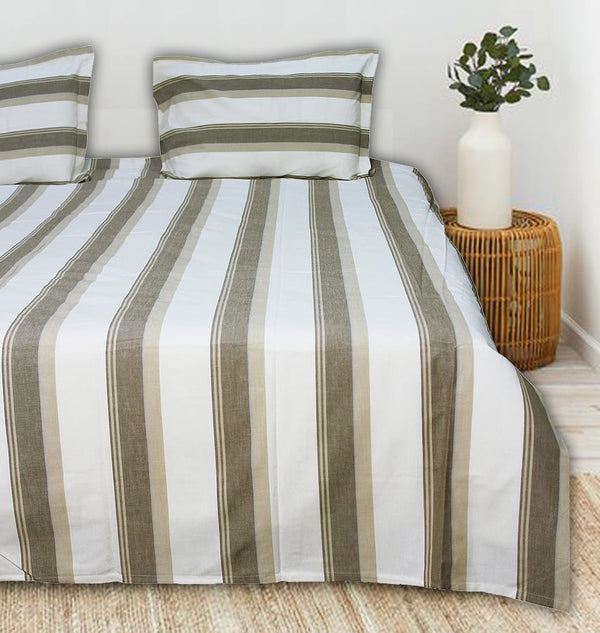 Elegant Alpha Woven 100% Cotton Handloom Bed Cover online in India