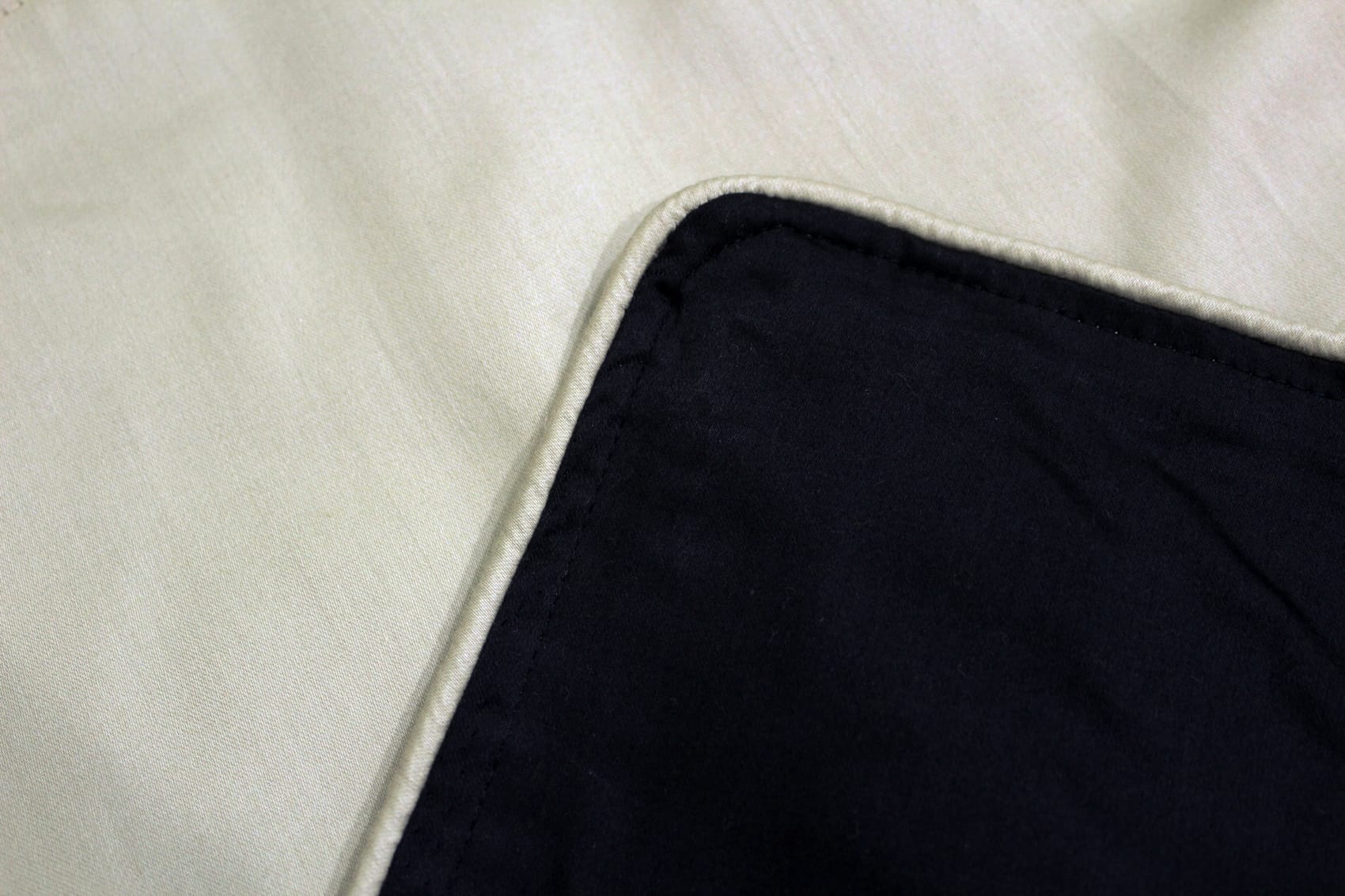 Soft Plain 400 TC Luxurious Cotton Duvet Cover In Black & Khaki Online At Best Prices