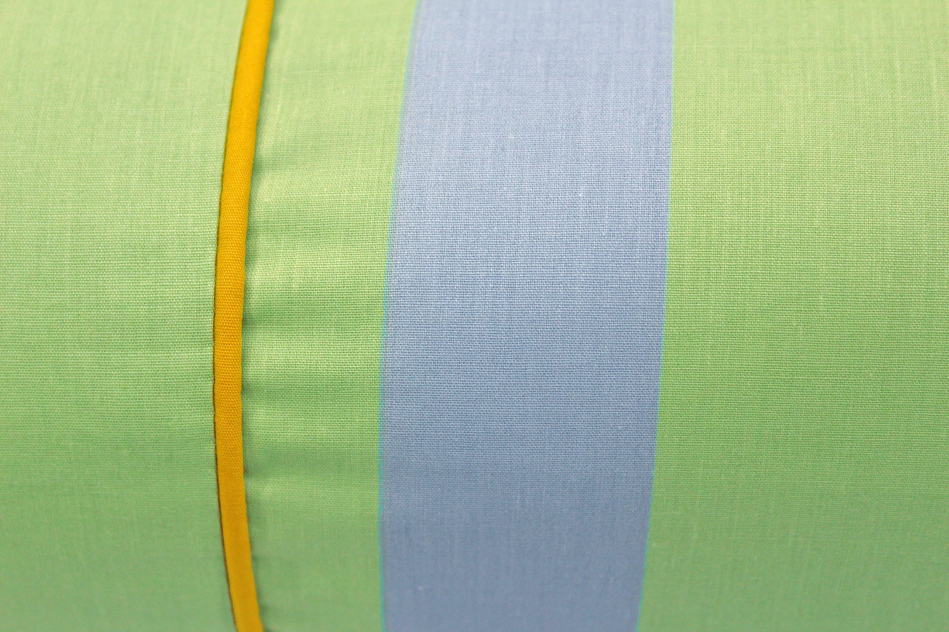 MELANGE 100% Cotton Baby Bolster Cover (with Bolster Insert), Green