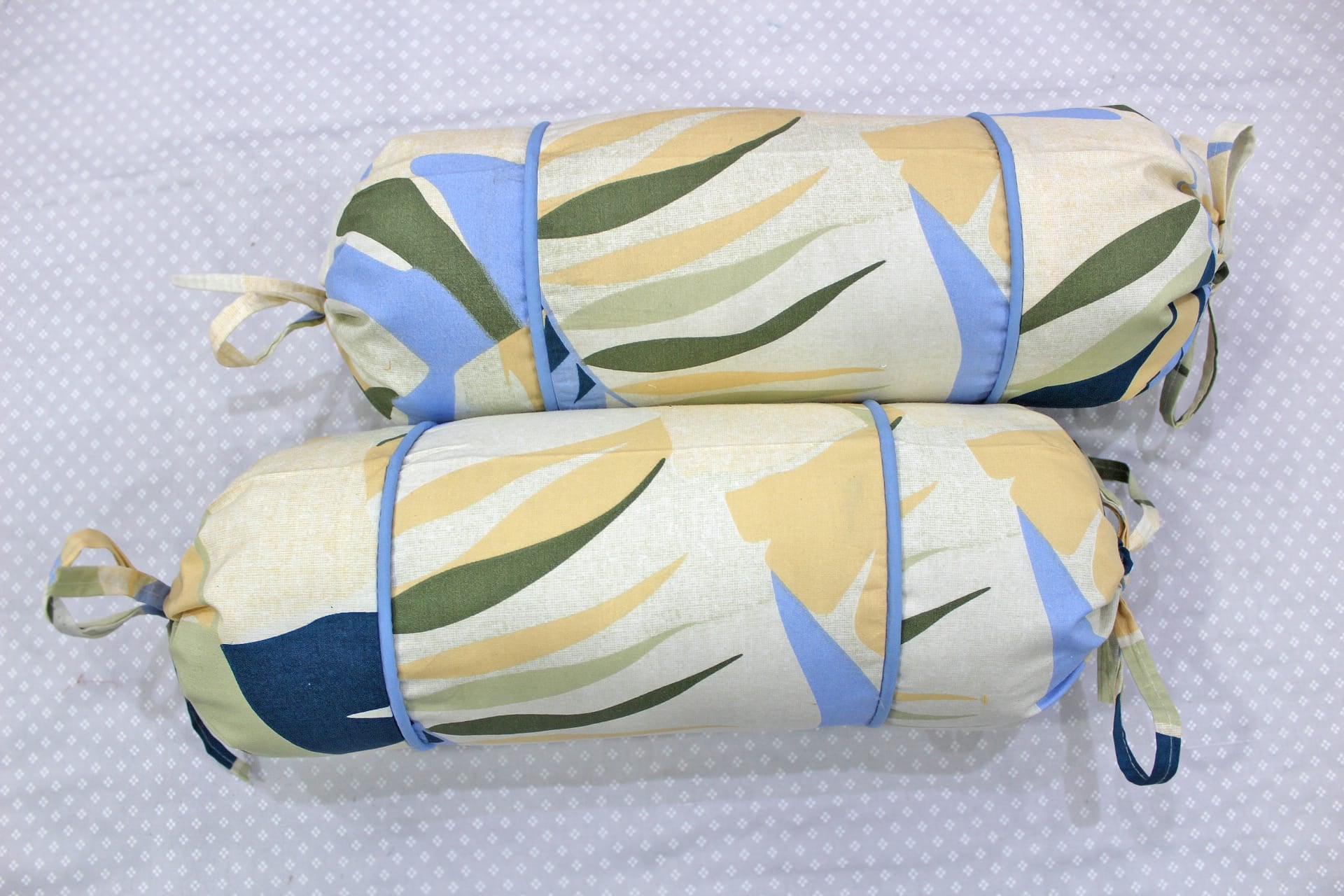 MELANGE 100% Cotton Baby Bolster Cover (with Bolster Insert), Multicolor