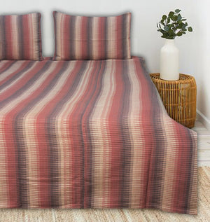 Elegant Alpha Woven 100% Cotton Handloom Bed Cover online in India
