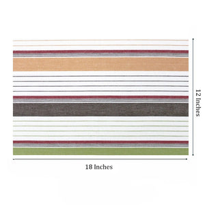 Classy Hand Woven Cotton Table Placemats Set( 6 P cs) online in India