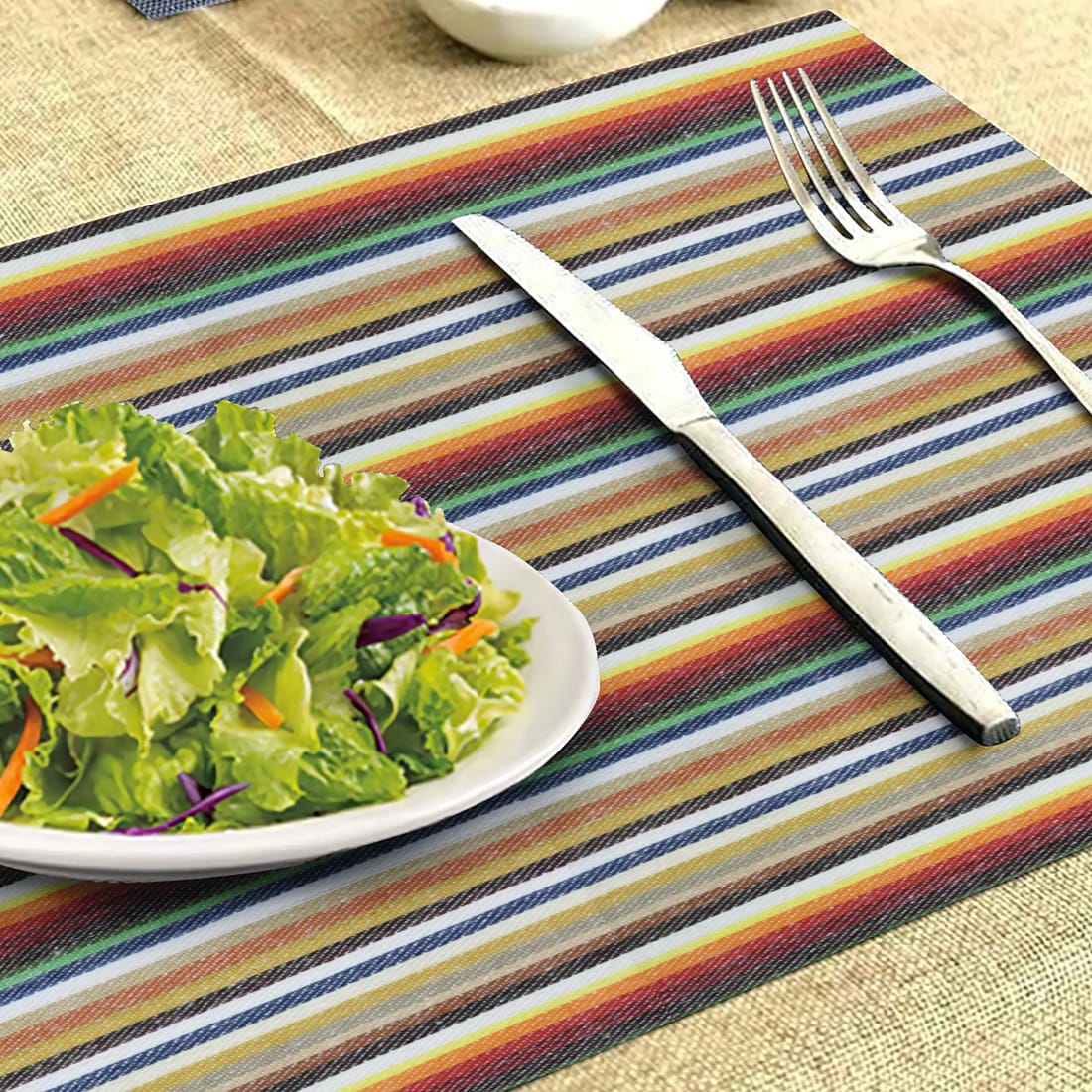 Classy Hand Woven Cotton Table Placemats Set( 6 P cs) online in India