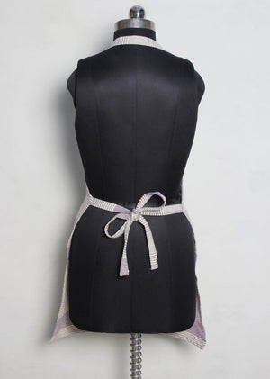 Alpha Purple Stripe Cotton Kitchen Apron(1 Pc) online in India