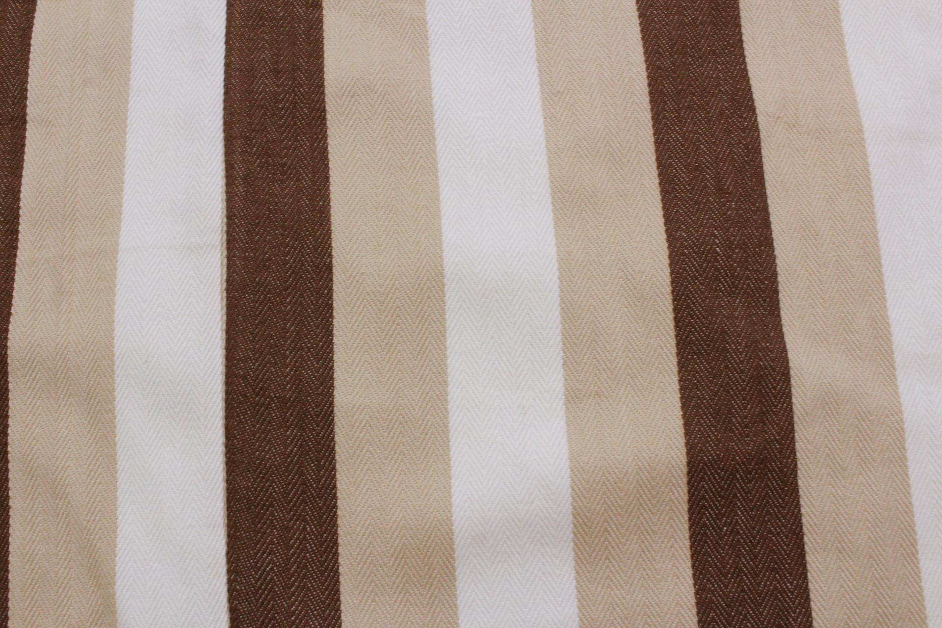 ALPHA Cotton Stripe 1 Pc Kitchen Apron - Brown