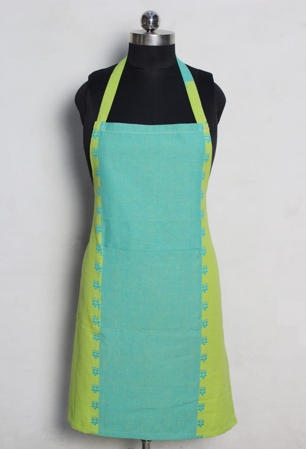 Alpha Green Floral Cotton Kitchen Apron(1 Pc) online in India