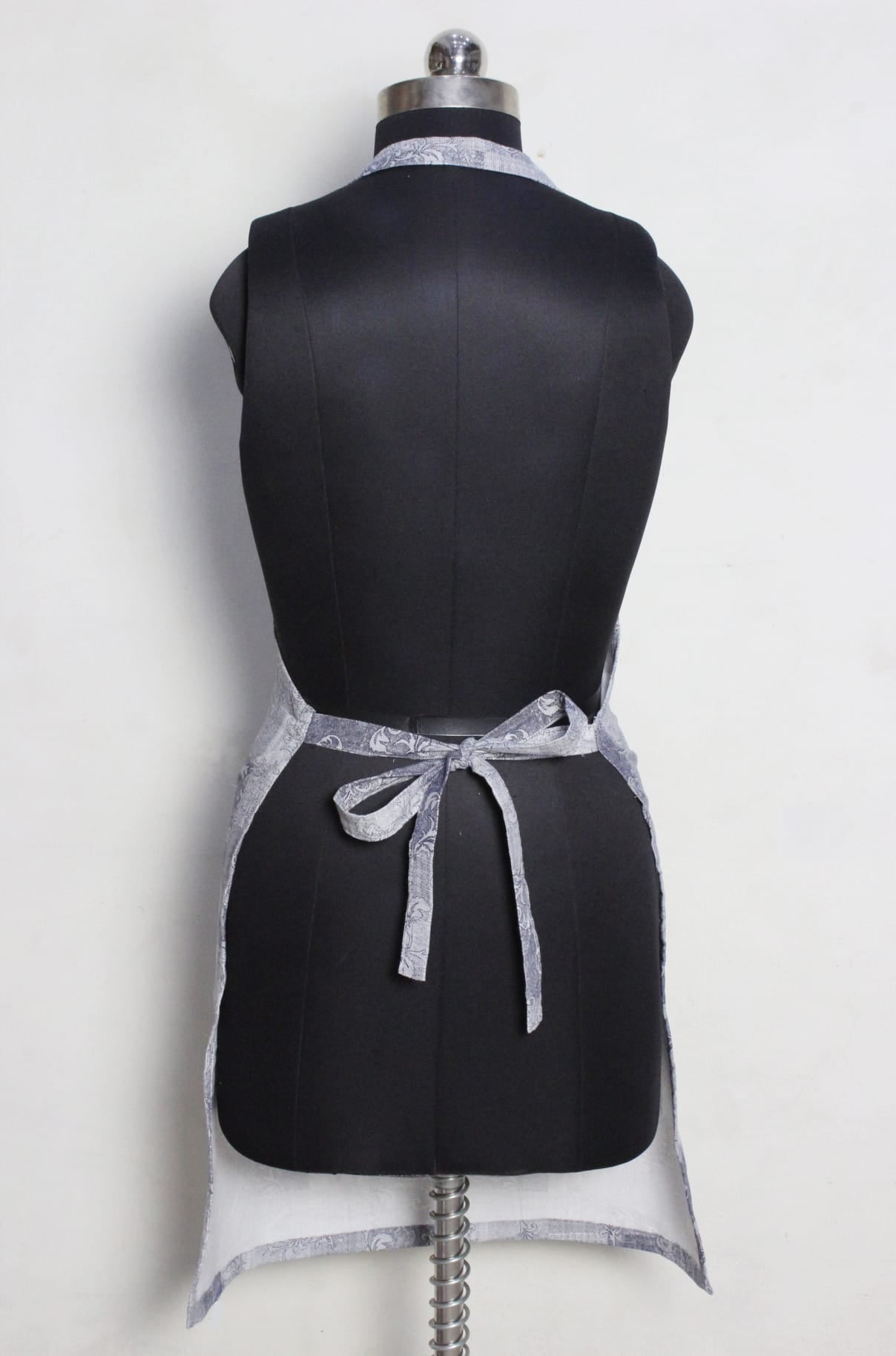 Alpha Grey Abstract Cotton Kitchen Apron(1 Pc) online in India