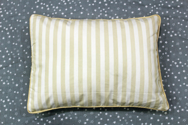 MELANGE 100% Cotton Baby Pillow Cover (with Pillow Insert), Beige