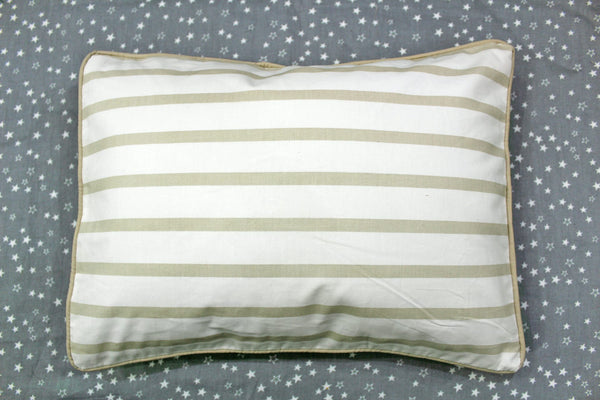 MELANGE 100% Cotton Baby Pillow Cover (with Pillow Insert), Khaki