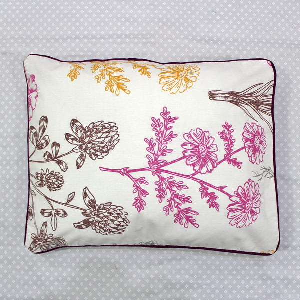 MELANGE 100% Cotton Baby Pillow Cover (with Pillow Insert), Multicolor