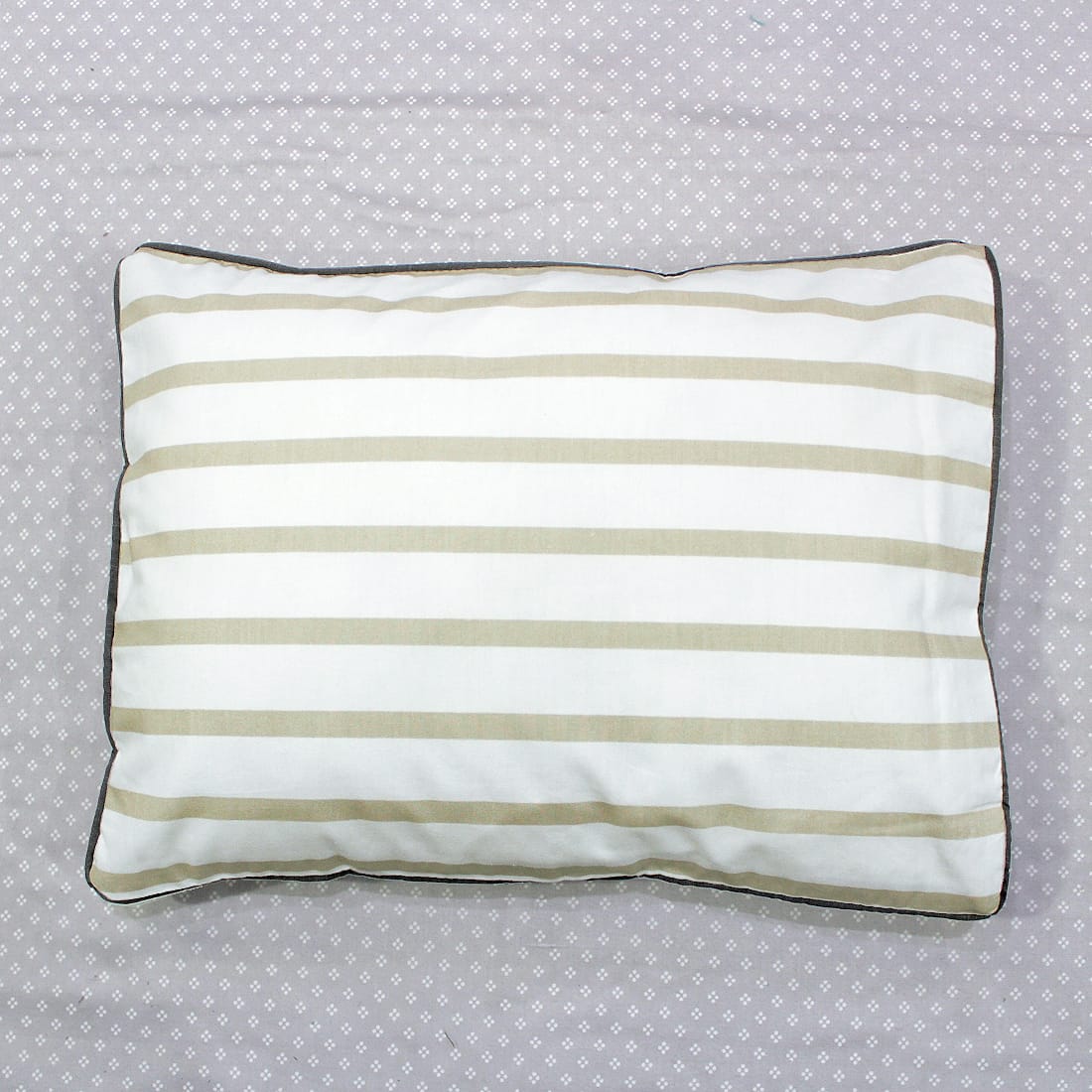 MELANGE 100% Cotton Baby Pillow Cover (with Pillow Insert), Beige