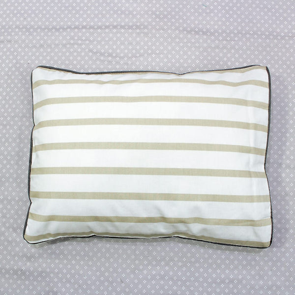 MELANGE 100% Cotton Baby Pillow Cover (with Pillow Insert), Beige