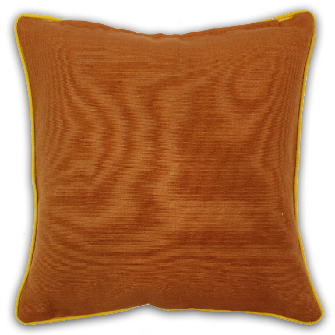Soft Woven Corded Stripe Cotton Cushion Cover Set in Brown online at best prices(1Pc)