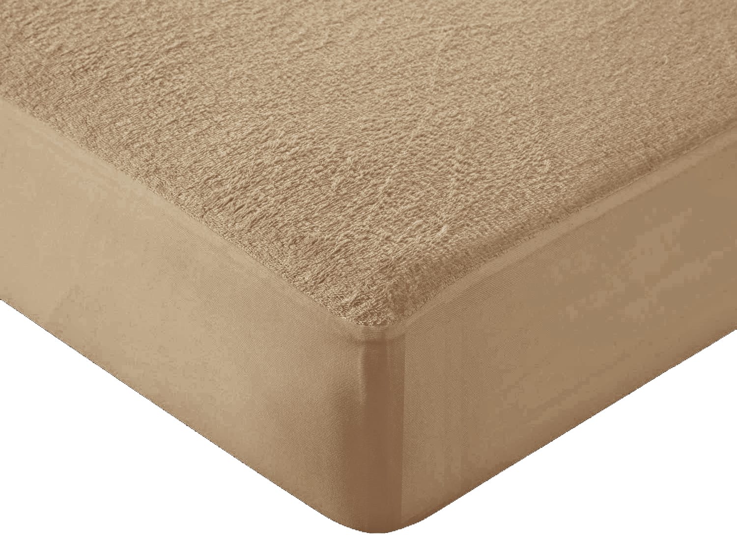 Camel Brown Water Proof Terry Mattress Protector online at best prices