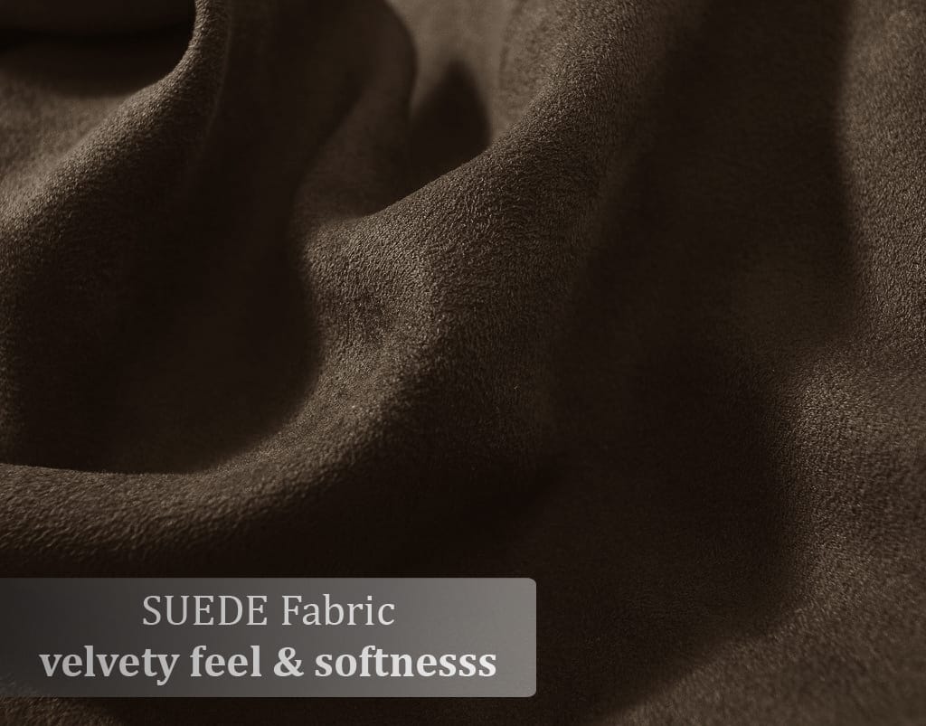 Soft Suede Velvet Cushion Cover Set in Brown online in India(5 Pcs)