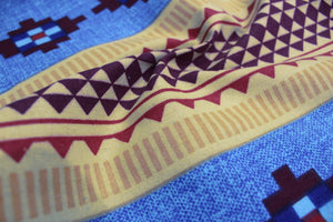 Designer Handloom Print Cotton Flare Diwan Set(6 Pcs) online in India