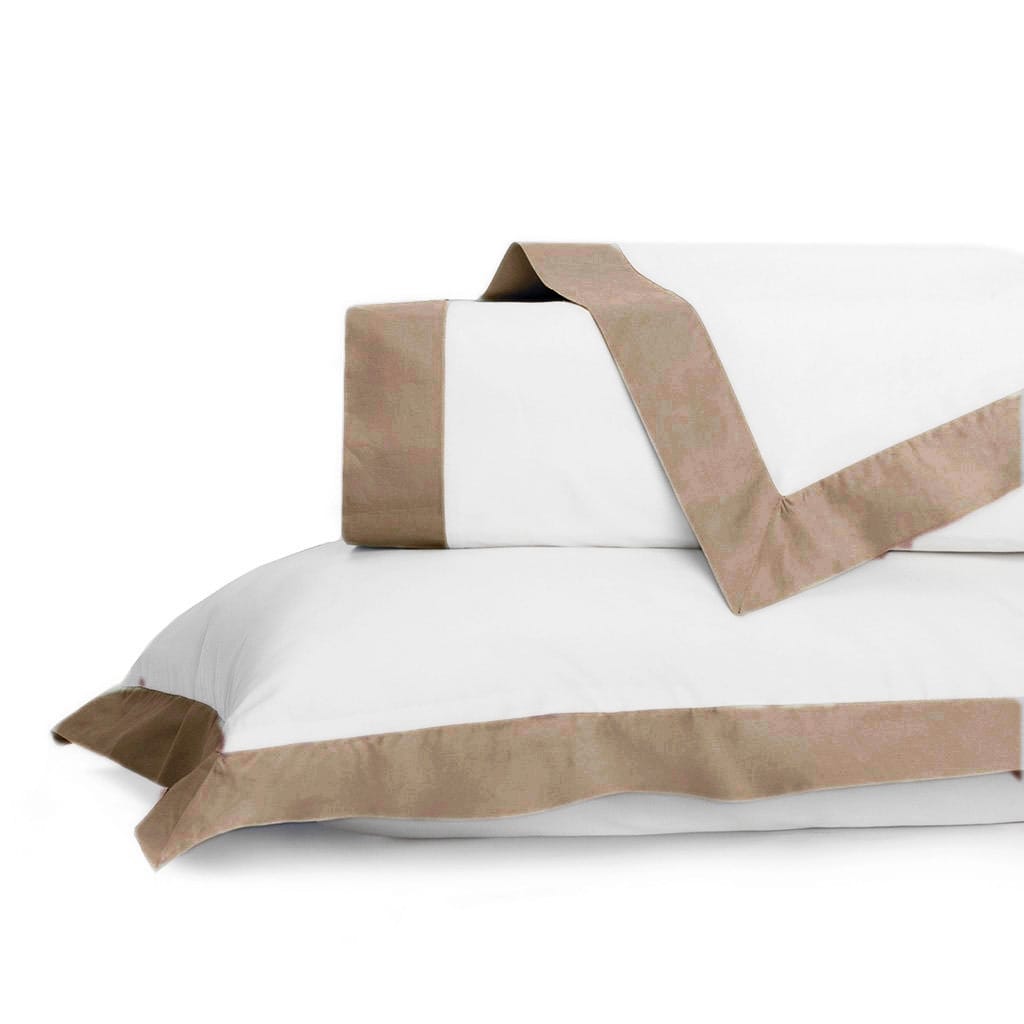Cozy Divine 210 TC Cotton dohar In White Camel Brown At Best Prices