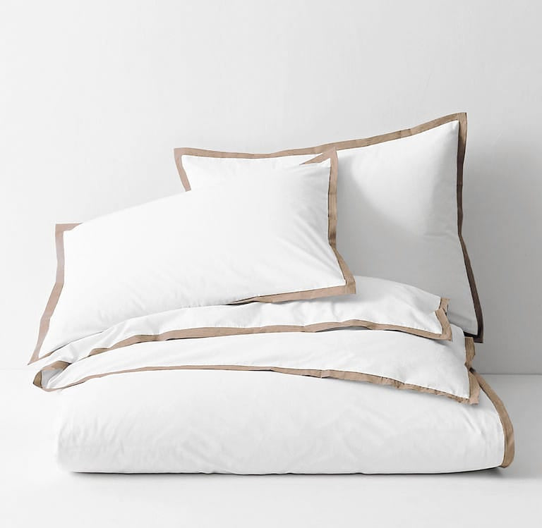 Cozy Divine 210 TC Cotton dohar In White Camel Brown At Best Prices