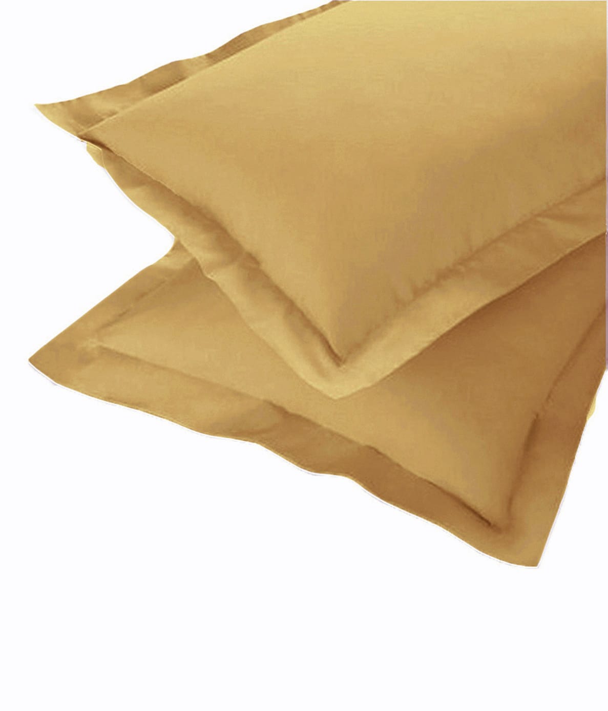Soft 210 TC Plain Cotton Pillow Cover Set In Camel Brown Online In India(2 Pcs)