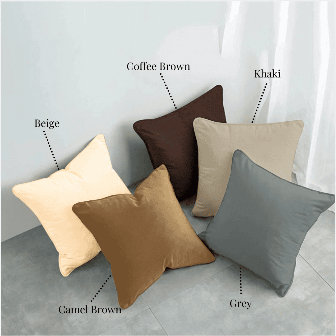 Plain Cotton Decorative Cushion Cover 5 Pcs online at best prices