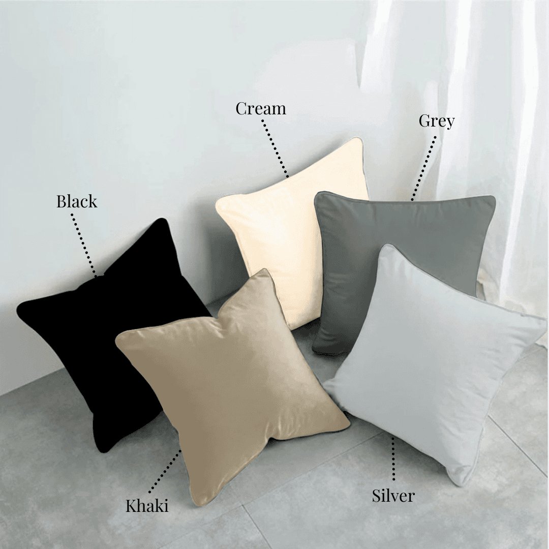 Plain Cotton Decorative Cushion Cover 5 Pcs online at best prices