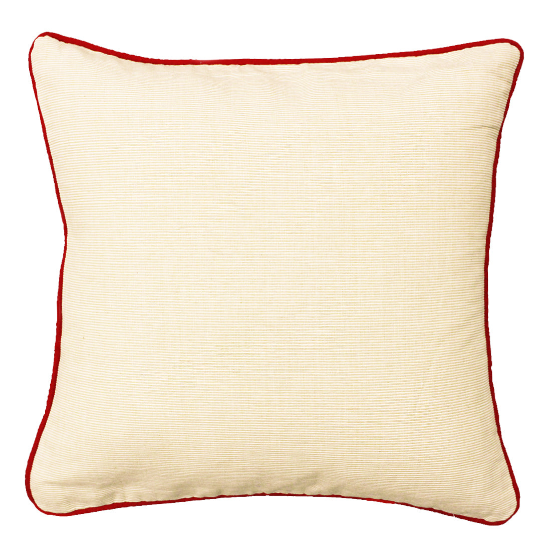 Soft Woven Corded Stripe Cotton Cushion Cover Set in Sand online (1Pc)