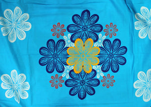 Designer Blue Printed Festive Colors Diwan Set(6 Pcs) online in India 