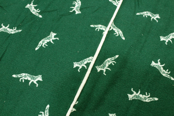 Soft Funky Print Cotton Flannel Bolster Cover Set (2 Pcs) online at best prices