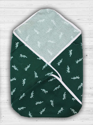 Soft Printed Cotton Wrapping Sheet for new born baby online in India